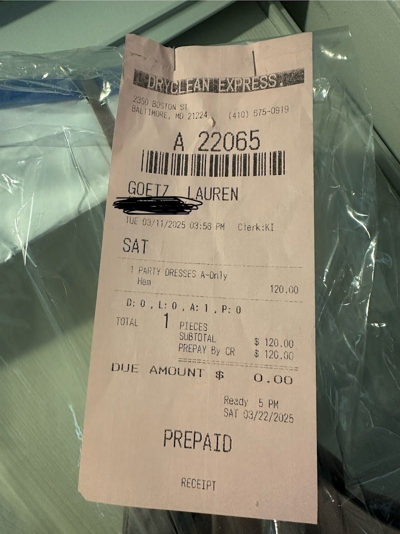Dry Clean Express - clothing alterations in Baltimore, MD