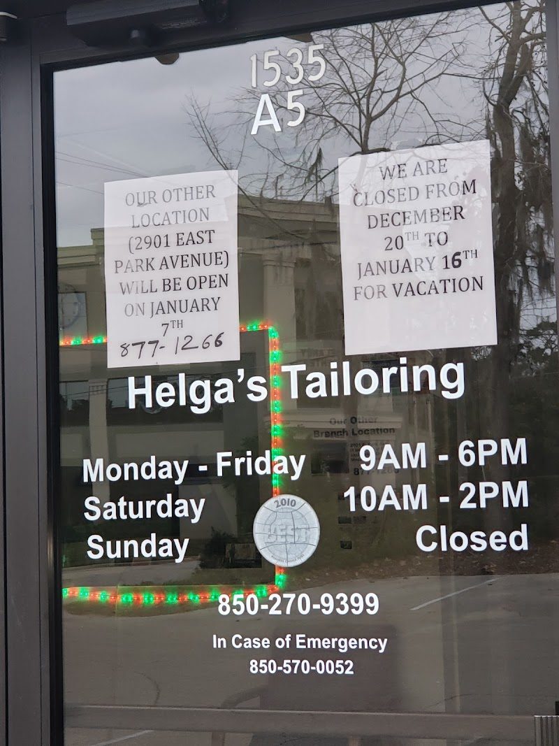 HELGAS ALTERATIONS - clothing alterations in Tallahassee, FL