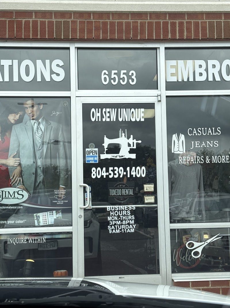 Oh Sew Unique - clothing alterations in Richmond, VA